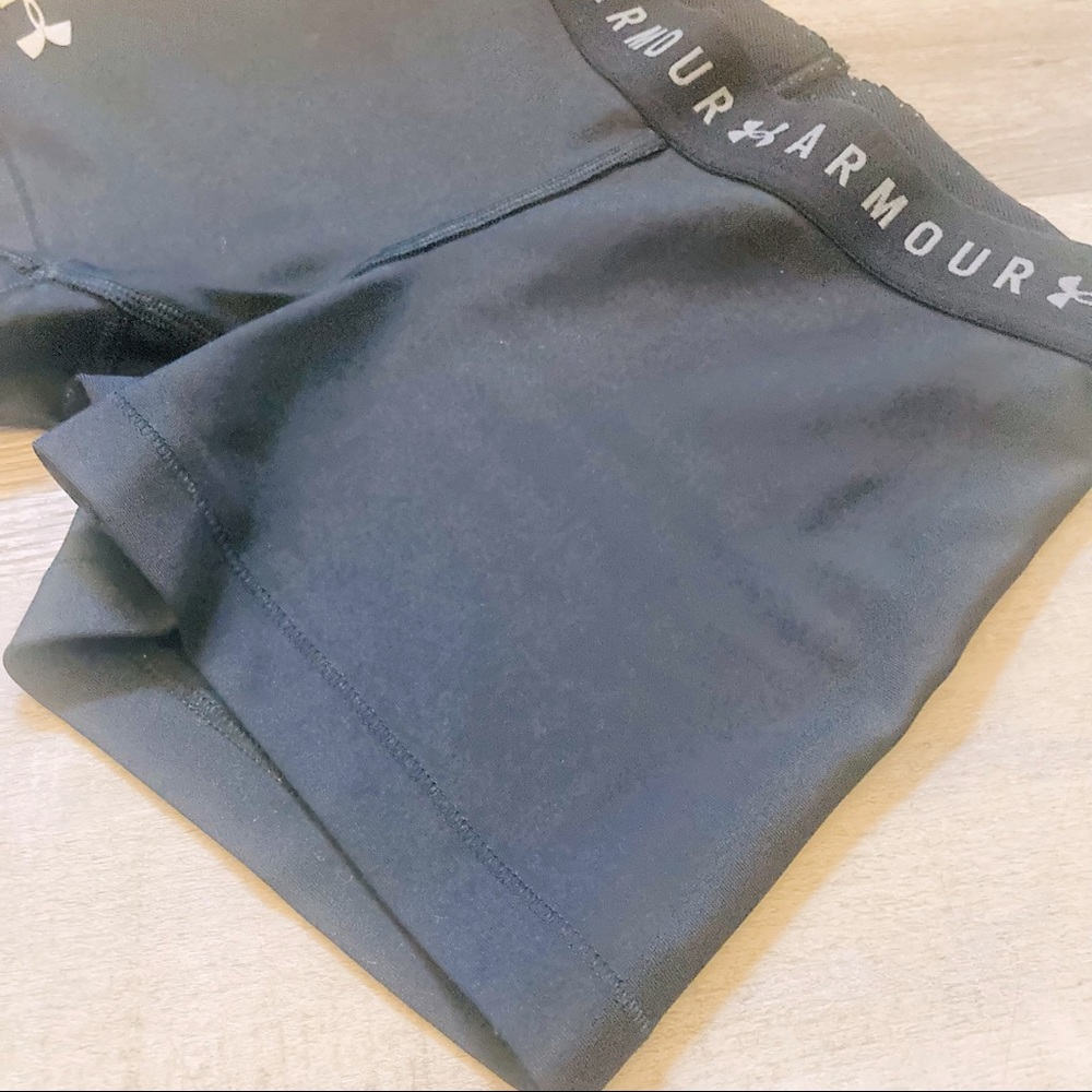 Black Spandex Under Armor Shorts